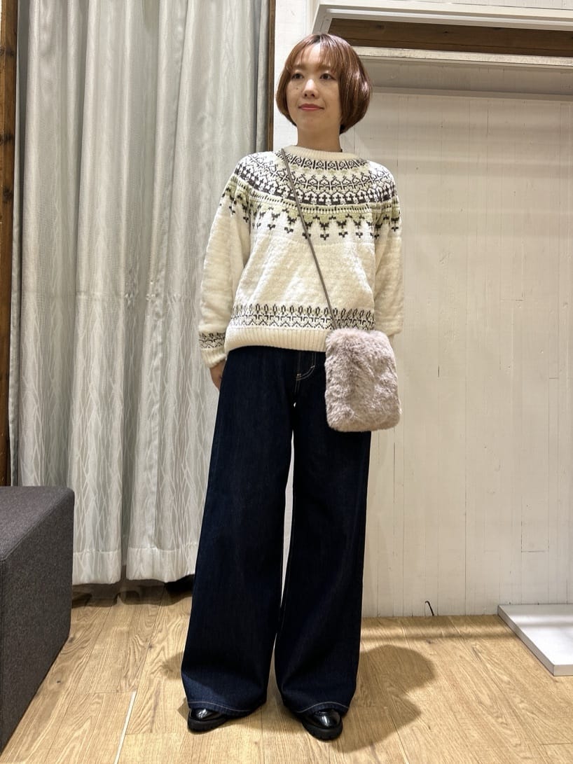 ga_riさんの「THE SHOP TK｜クラシカルな装い ウールライクスタンドカラーコート」を使ったコーディネート