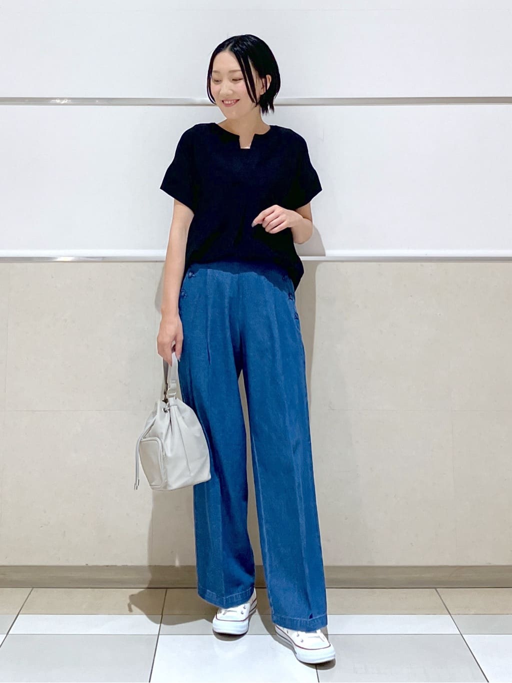 eriko さんの「Dessin｜【セットアップ可】2WAYネックスキッパーブラウス」を使ったコーディネート