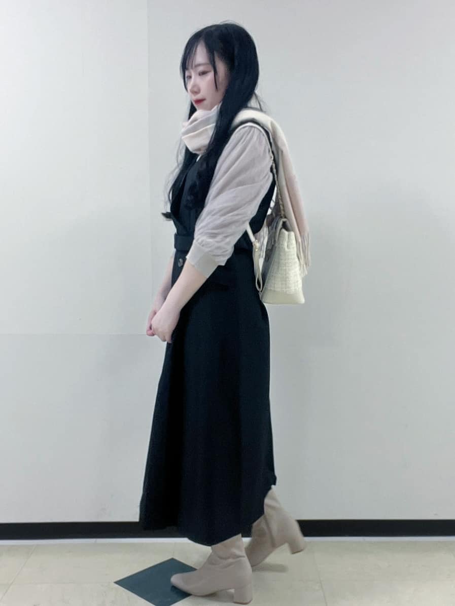 Hitomiさんの「index｜《5色展開》マジョリカプリーツスリーブニット【洗濯機洗い可】」を使ったコーディネート