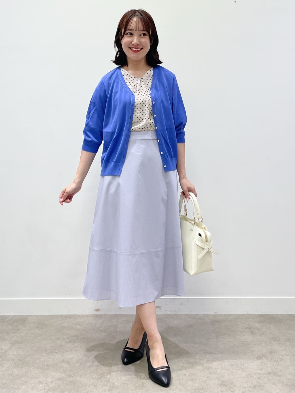yukariさんの「Reflect｜【マシンウォッシュ可／セットアップ可】コツキ柄プリントブラウス」を使ったコーディネート
