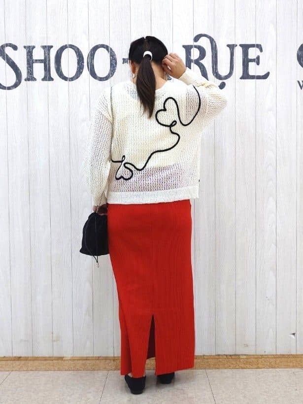 とろろさんの「SHOO･LA･RUE｜コード刺繍アソートメッシュカーディガン」を使ったコーディネート