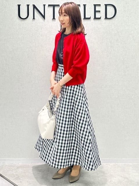 Miwaさんの「UNTITLED｜フープトップネックレス」を使ったコーディネート