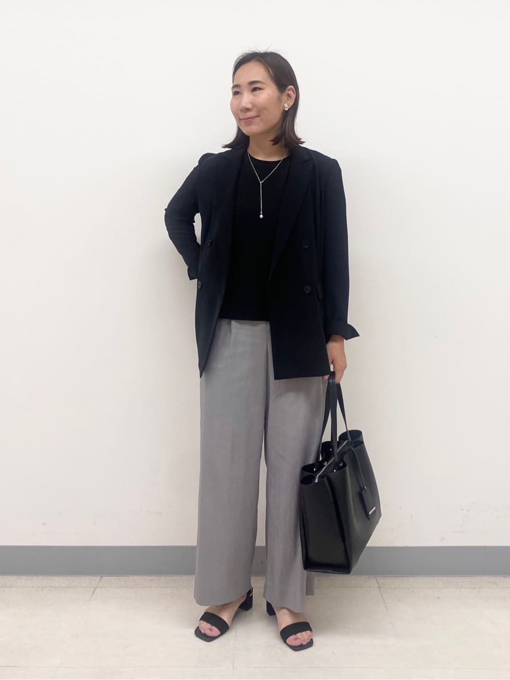 YUKARIさんの「INDIVI｜【洗える】ビスチェレイヤード風トップス」を使ったコーディネート