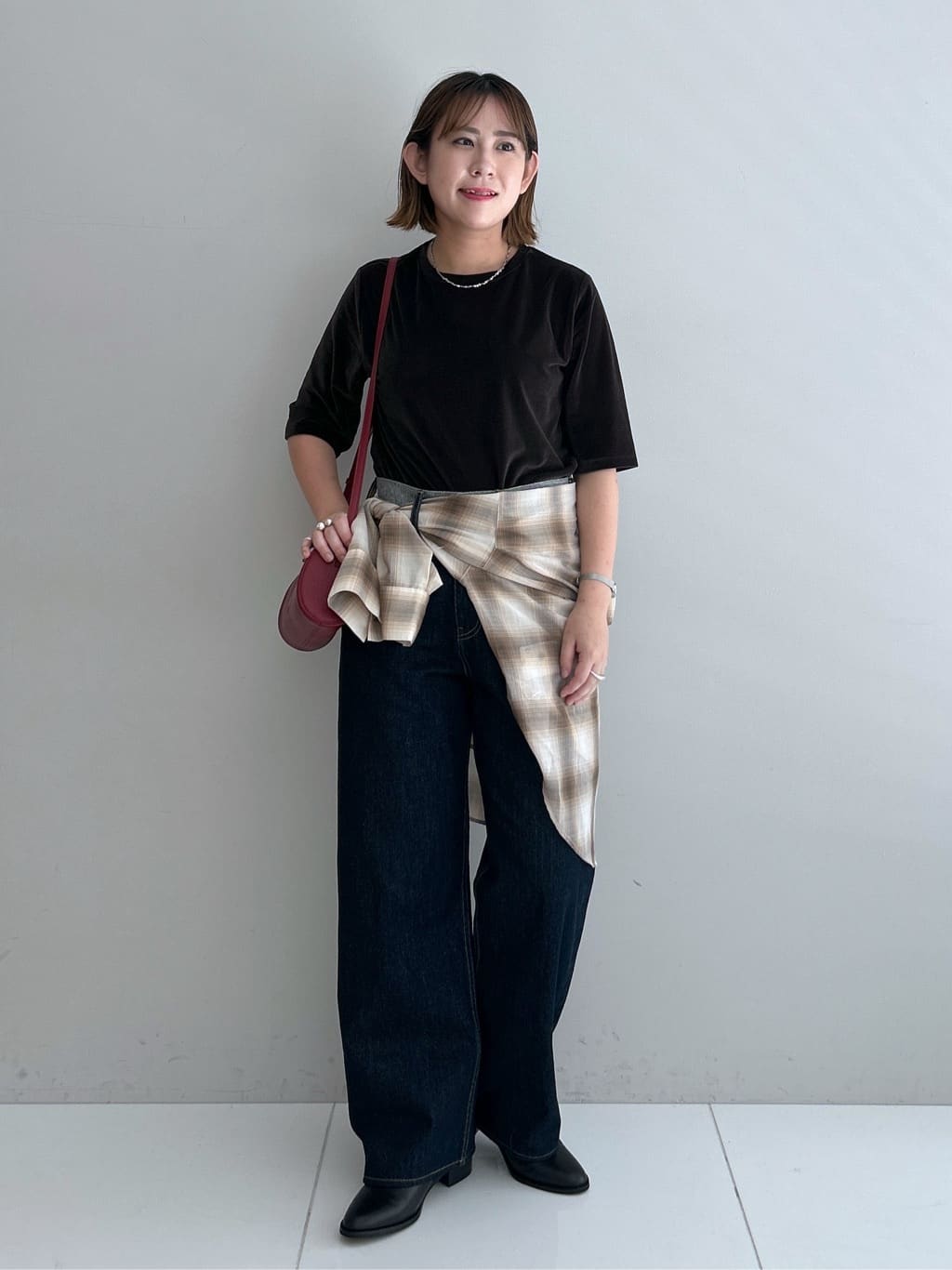 Hirokaさんの「Dessin｜【洗える】シアーベロアトップス」を使ったコーディネート