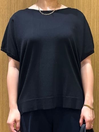 chiakiさんの「OPAQUE.CLIP｜《6色展開／S-LLサイズ》ドルマンスリーブニット【UV／接触冷感／洗濯機洗い可／抗ピル】」を使ったコーディネート