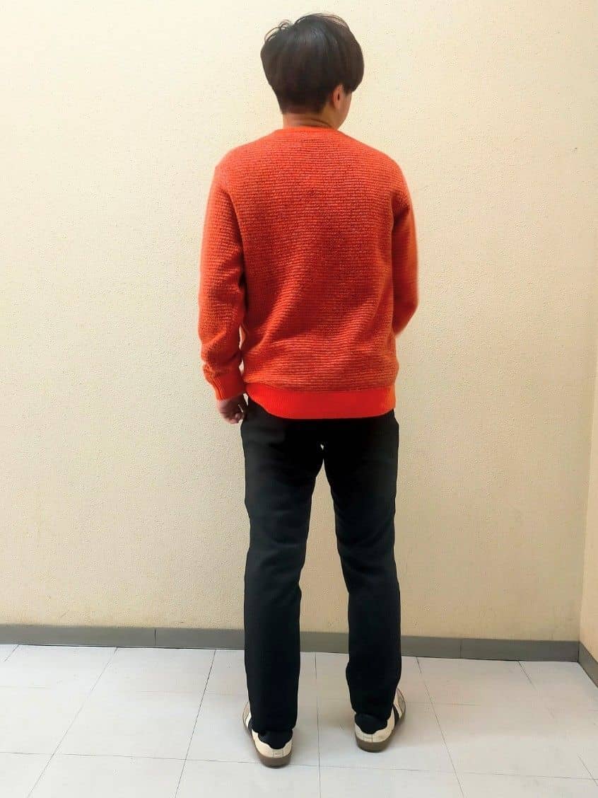 nerさんの「TAKEO KIKUCHI｜メランジ ニットプルオーバー」を使ったコーディネート