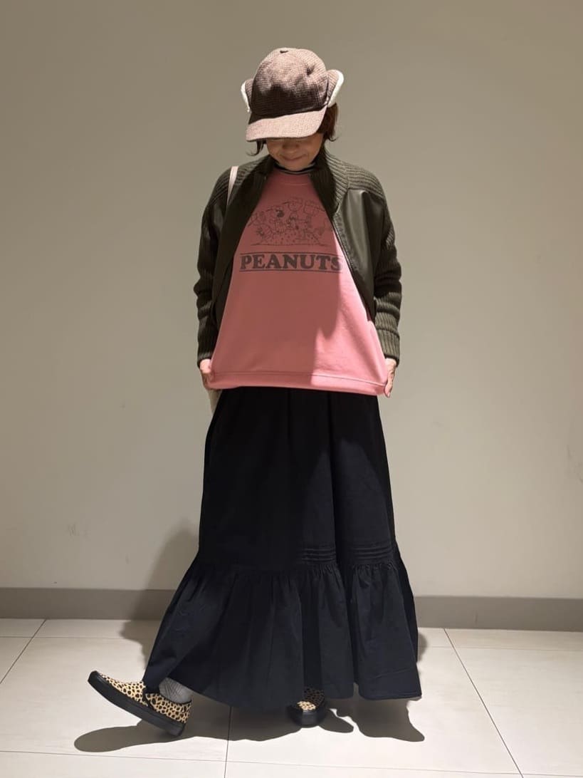 Haruさんの「Dessin｜【洗える】リブタートルネックニット」を使ったコーディネート