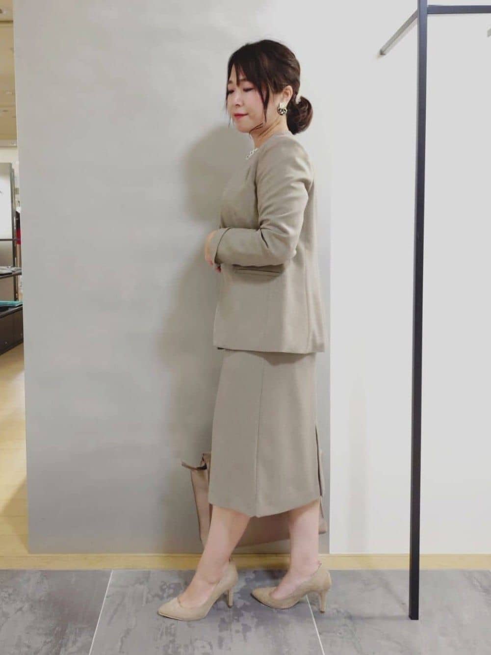 TOMOMIさんの「INDIVI｜【収納力◎／A4サイズ対応】シゴデキバッグ」を使ったコーディネート
