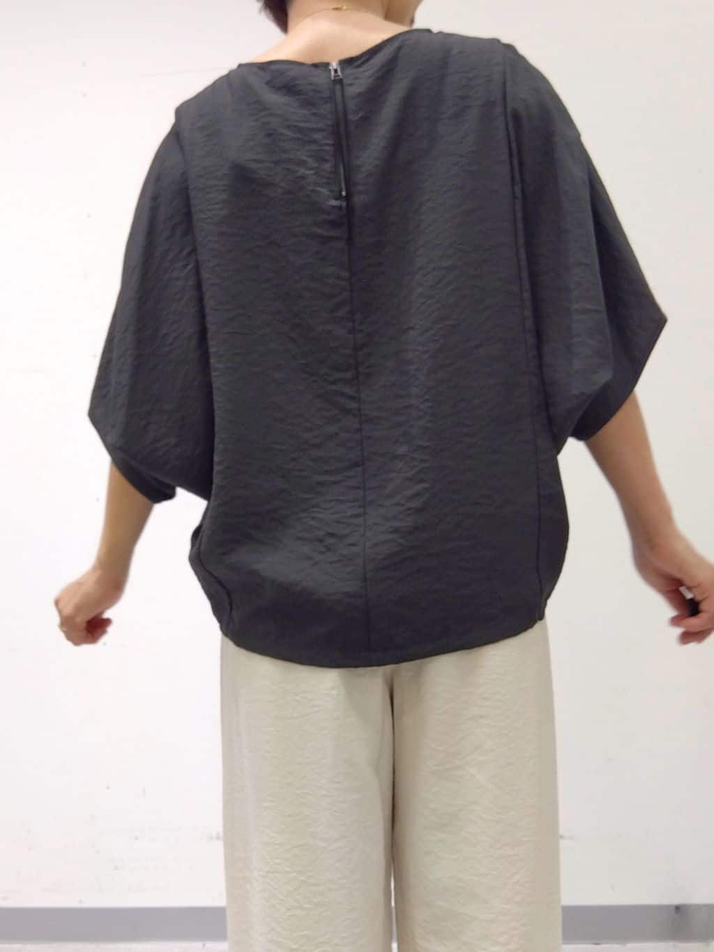 Kさんの「INDIVI｜【洗える／UVケア／SETUP可能】ドロストワイドパンツ」を使ったコーディネート