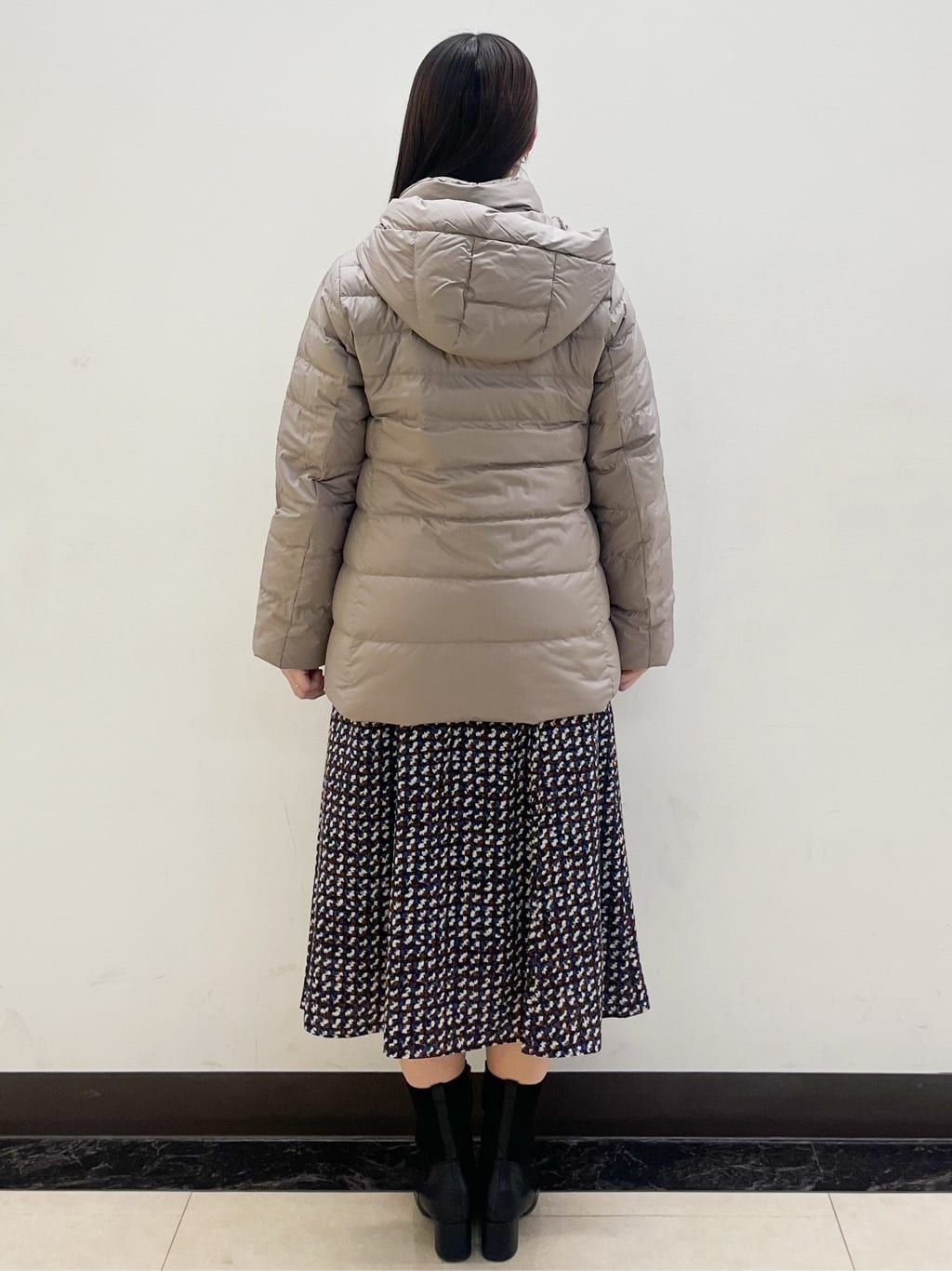 mikikoさんの「Reflect｜【SS-4Lサイズ】フーデッドミドルダウンコート」を使ったコーディネート