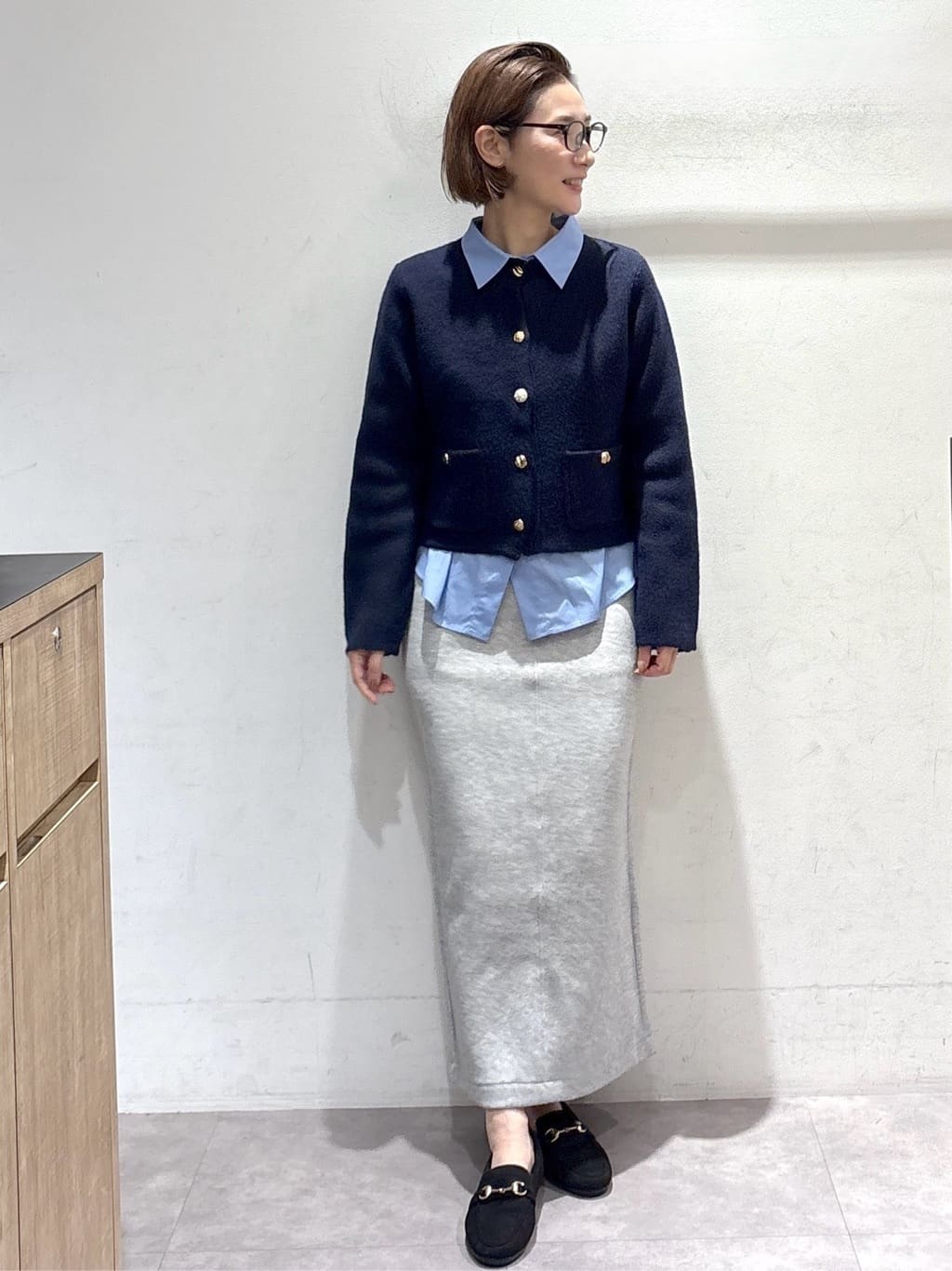 たけねぇさんの「OPAQUE.CLIP｜ポケット刺繍レギュラーカラーシャツ【洗濯機OK】」を使ったコーディネート