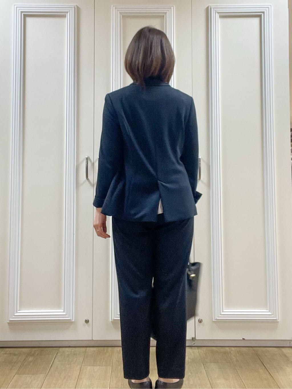 めいさんの「Reflect｜【配色ボウタイ付き】八分袖ジョーゼットブラウス」を使ったコーディネート