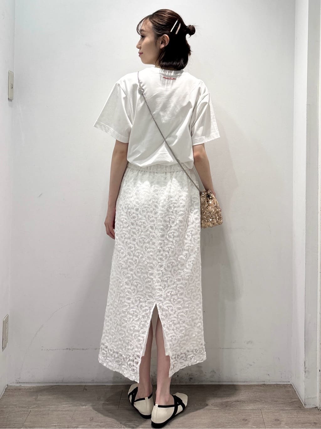 ぶまりんさんの「OPAQUE.CLIP｜【Pontre Studio／ポンレストゥディオ】別注グラフィックTシャツ」を使ったコーディネート