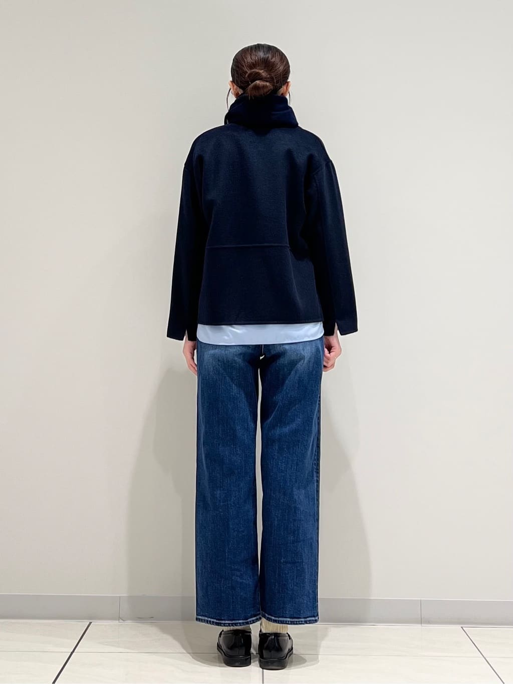 T.Kさんの「INDIVI｜【コットン】シャツ切り替えカットソー」を使ったコーディネート
