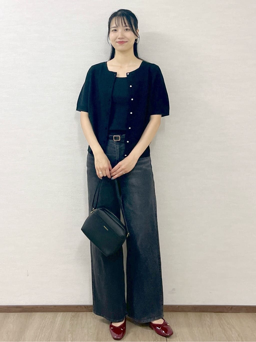 sachikoさんの「OPAQUE.CLIP｜リブタンクトップ【洗濯機洗い可】」を使ったコーディネート