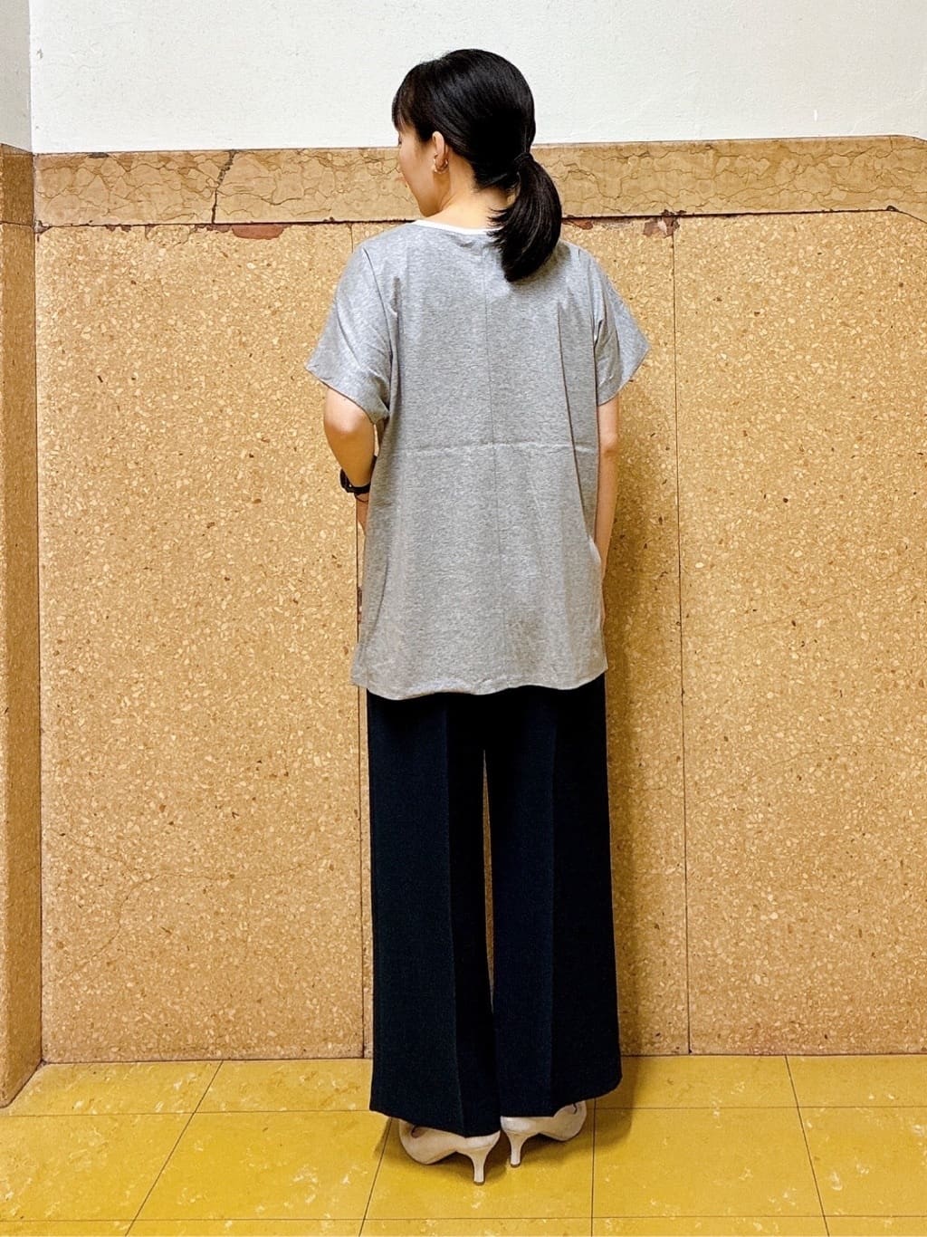 hattoriさんの「INDIVI｜【着る日傘／遮熱／UVケア】ワイドパンツ」を使ったコーディネート
