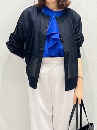 Miwaさんの「UNTITLED｜【きれいめ/洗える/フリル】ラッフルシアーブラウス」を使ったコーディネート