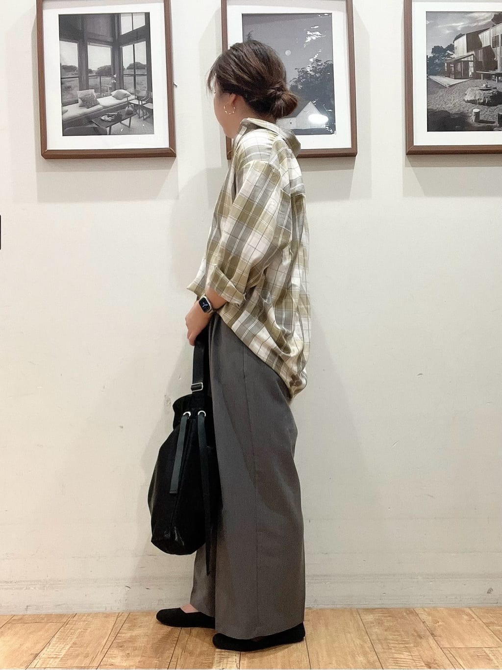 mariさんの「SHOO･LA･RUE｜【洗濯機可/S-LL】程よい抜け感 大人のチェックシャツ」を使ったコーディネート