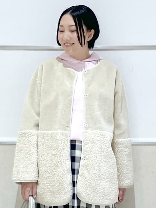 eriko さんの「Dessin｜【洗える／体型カバー】ちょうどいいニットパーカ」を使ったコーディネート