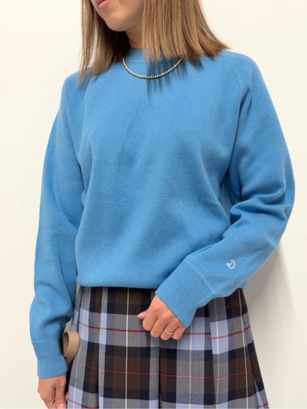 Nishijimaさんの「DRESSTERIOR｜◆チェックタックソフトプリーツスカート」を使ったコーディネート