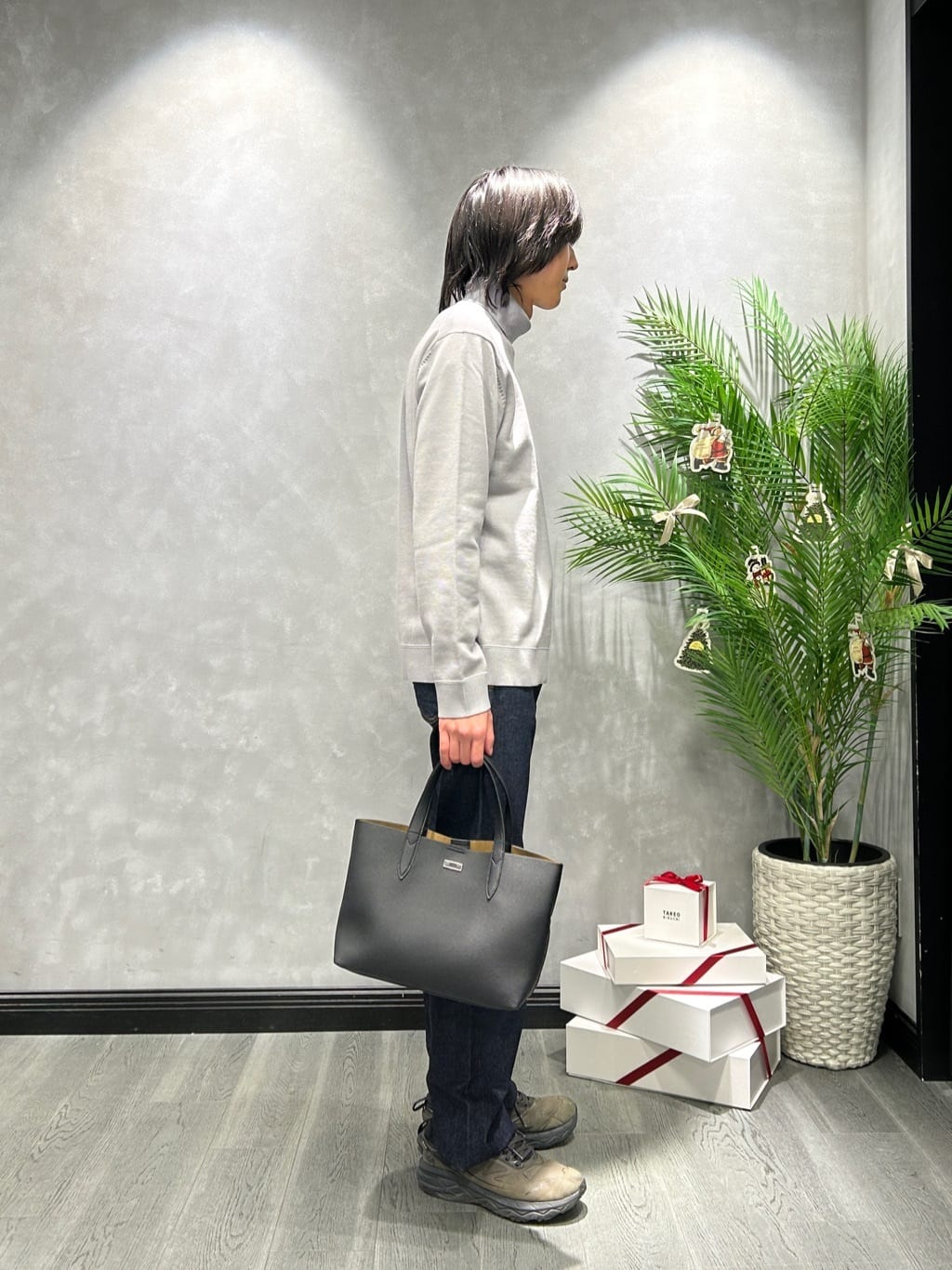 ruiさんの「TAKEO KIKUCHI｜アンチピリング タートルネック ニット」を使ったコーディネート