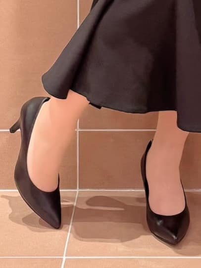 すみれさんの「ESPERANZA｜◆【晴雨兼用/12時間パンプス】約7.5cm 歩きやすくて疲れにくい」を使ったコーディネート