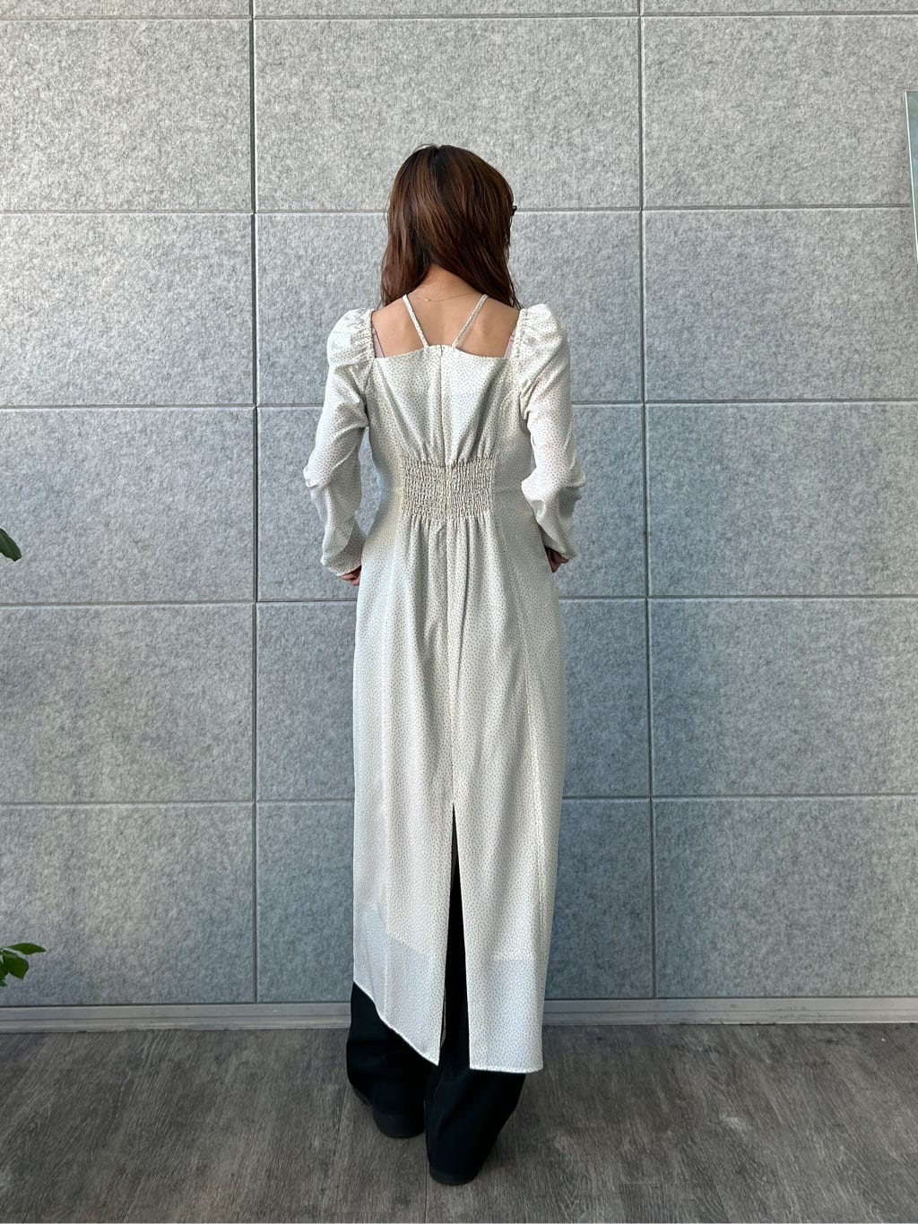 harunaさんの「CODE A｜femi dot dress」を使ったコーディネート