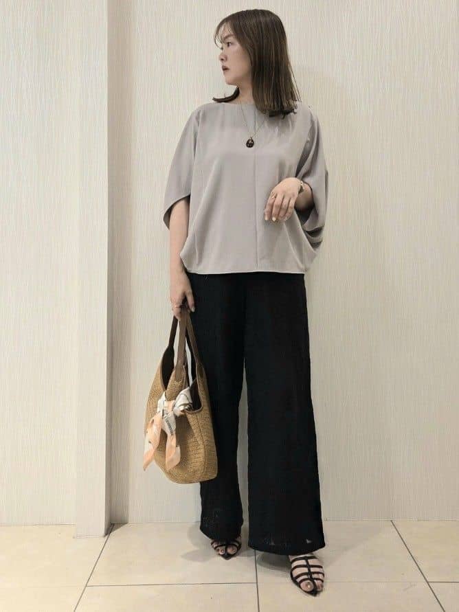 naokoさんの「UNTITLED｜マーブルドロップネックレス」を使ったコーディネート