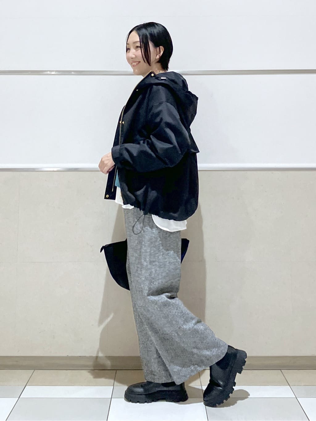 eriko さんの「Dessin｜【洗える】クルーネックワイドニット」を使ったコーディネート