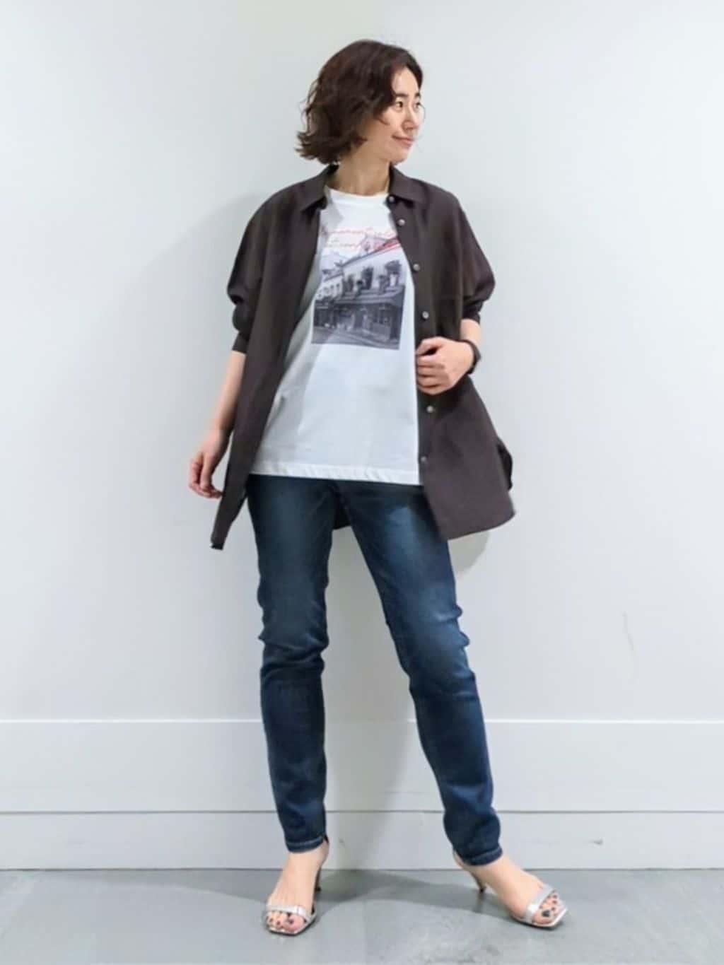 ミズタさんの「UNTITLED｜【Healthy DENIM&times;UNTITLED】別注 R Mrytle（リマートル）テーパードデニム」を使ったコーディネート
