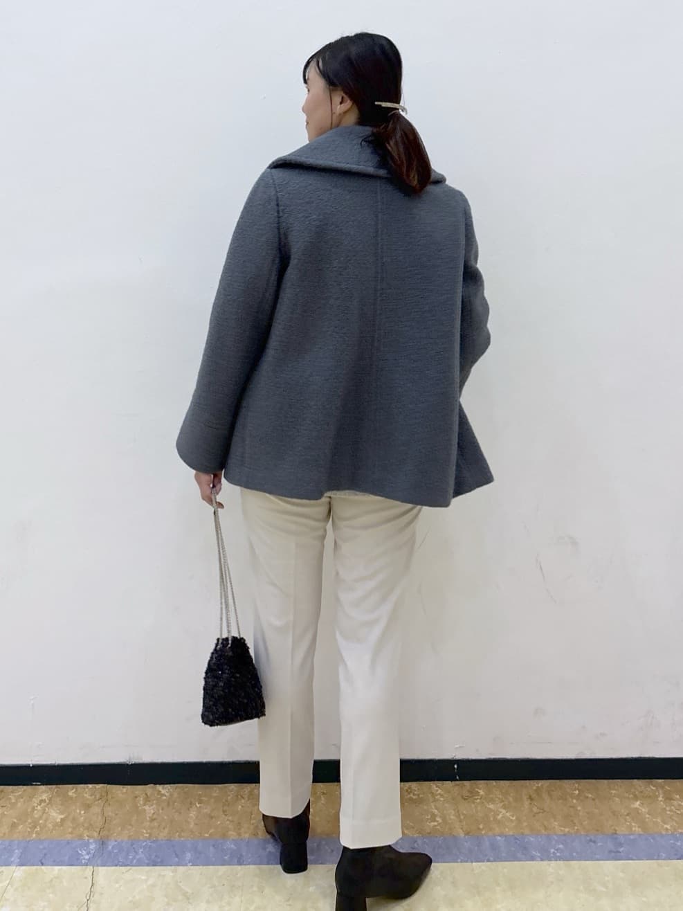 akariさんの「index｜ハイネックパフニット【洗濯機OK】」を使ったコーディネート