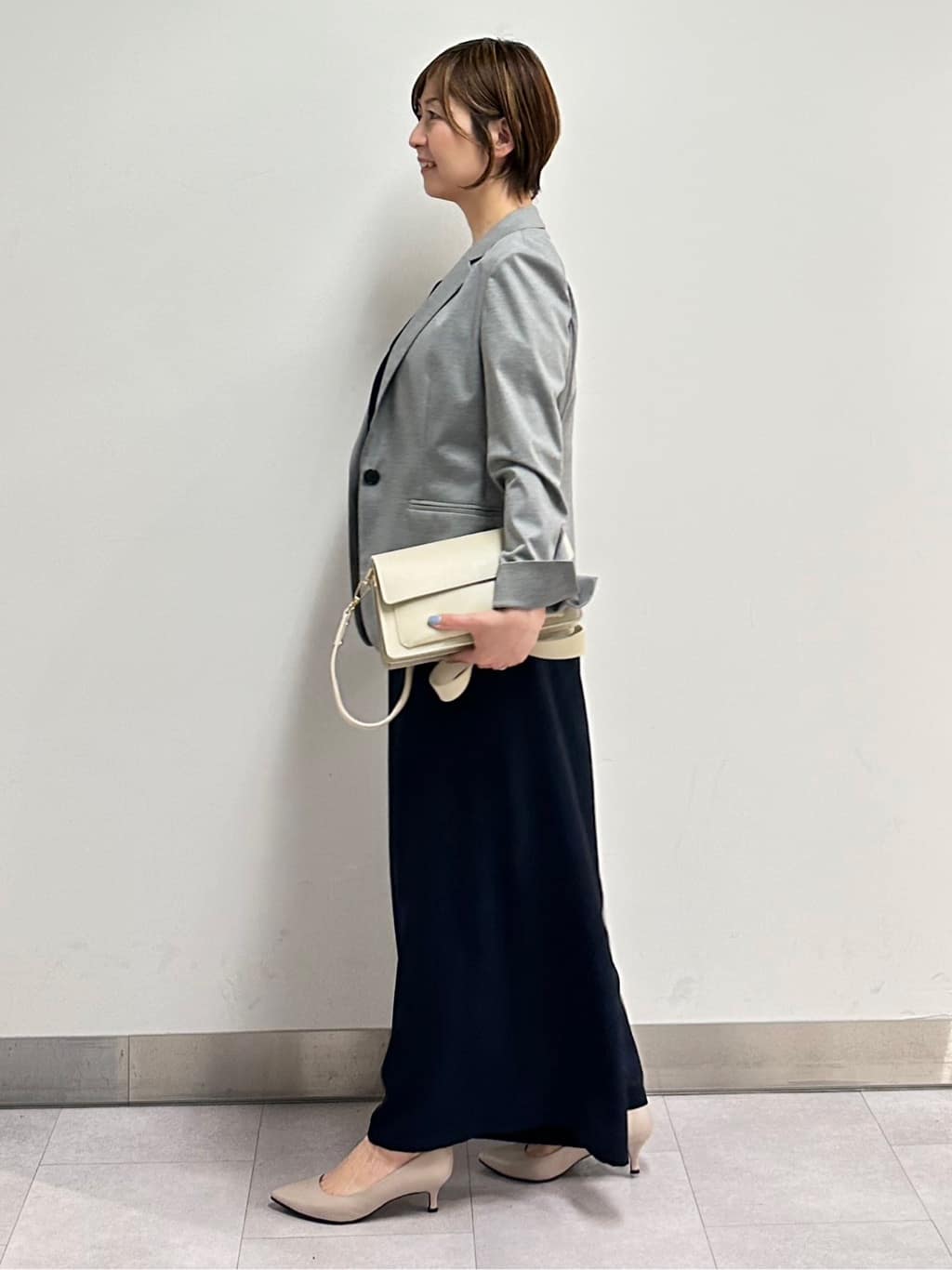 みなこさんの「UNTITLED｜ライトダブルリングネックレス」を使ったコーディネート
