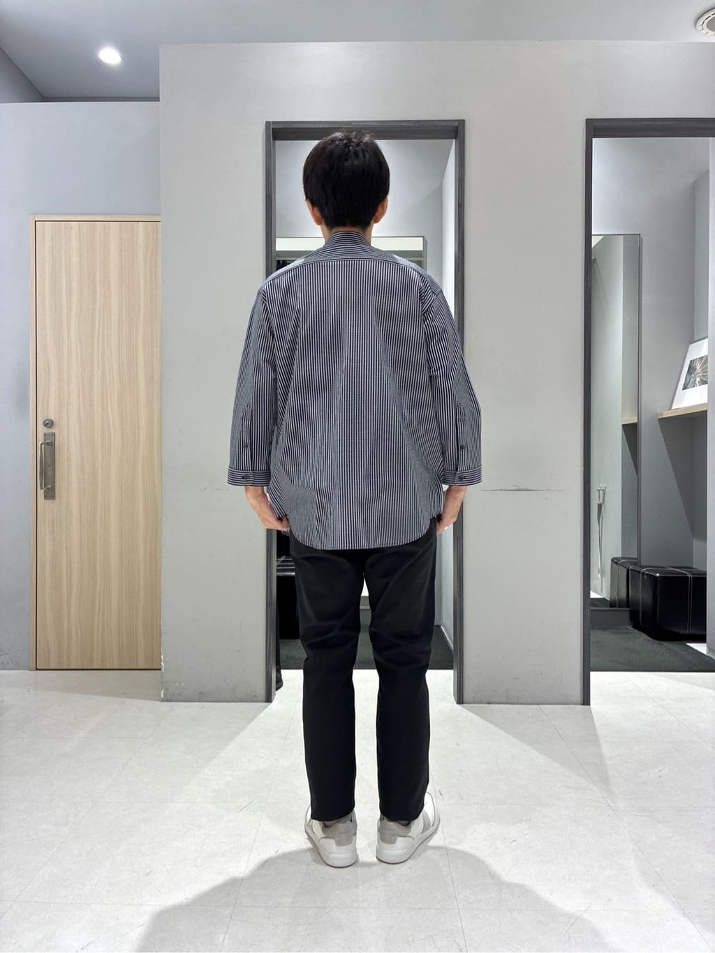わいずみさんの「TAKEO KIKUCHI｜【抗菌防臭／5サイズ展開】ハイゲージポンチ Tシャツ」を使ったコーディネート