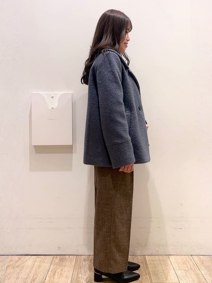 Ririさんの「index｜ブークレミドルコート【洗える】」を使ったコーディネート