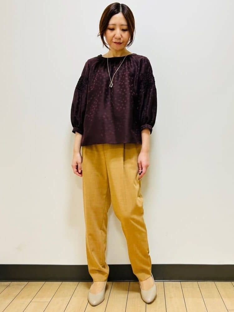 miiiさんの「Reflect｜【一枚で着映える◎】レオパード風ジャカードブラウス」を使ったコーディネート
