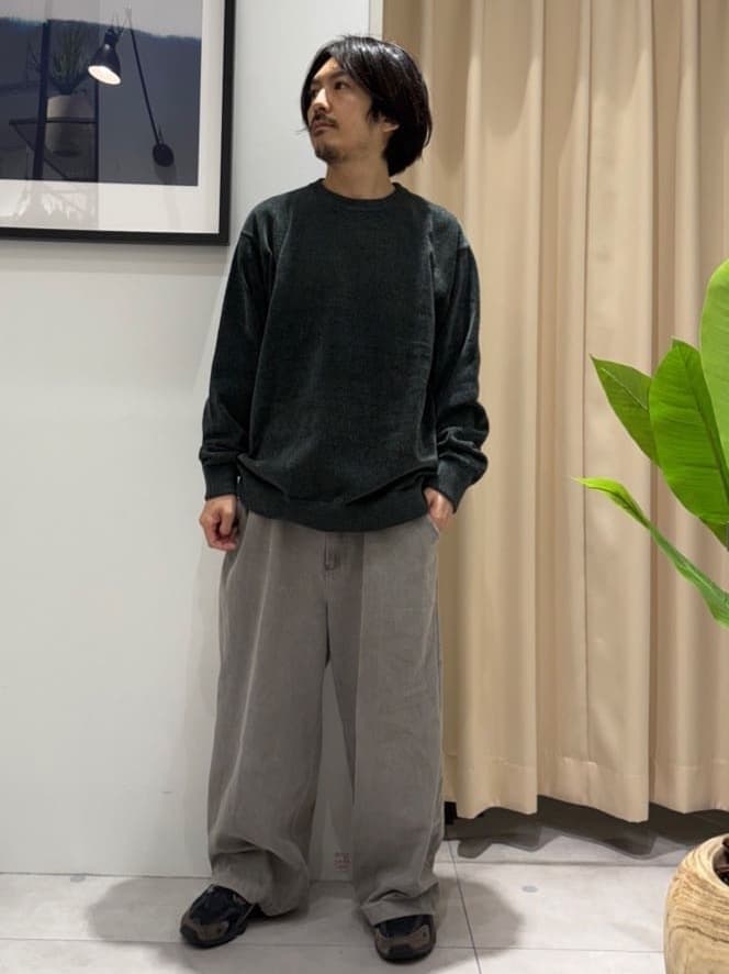はさんの「THE SHOP TK｜【触れるたびに心地良い】ライトモールニット　洗濯機OK/ユニセックスでおすすめ！」を使ったコーディネート