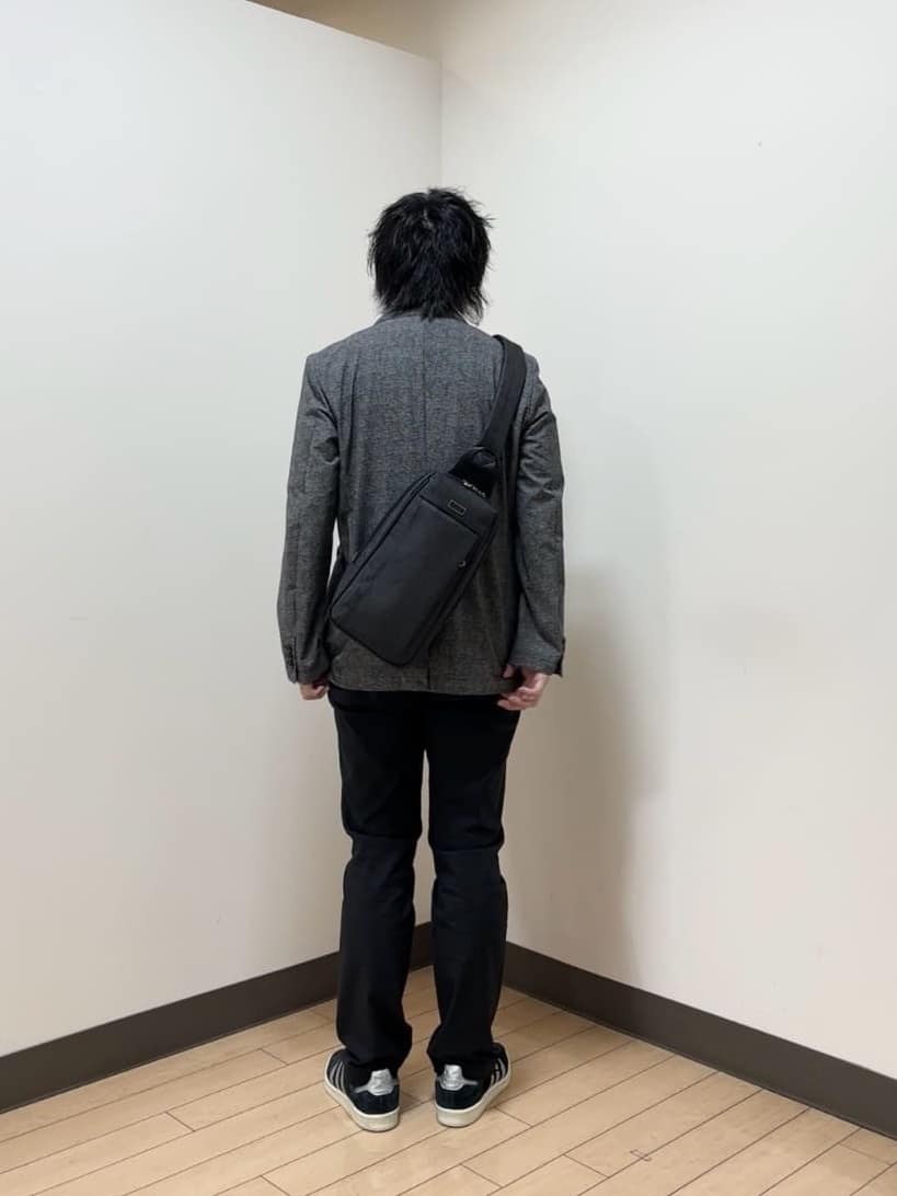 あきやまさんの「TAKEO KIKUCHI｜【抗菌防臭】COOL DOTS（R）ドビープリント ジャケット」を使ったコーディネート