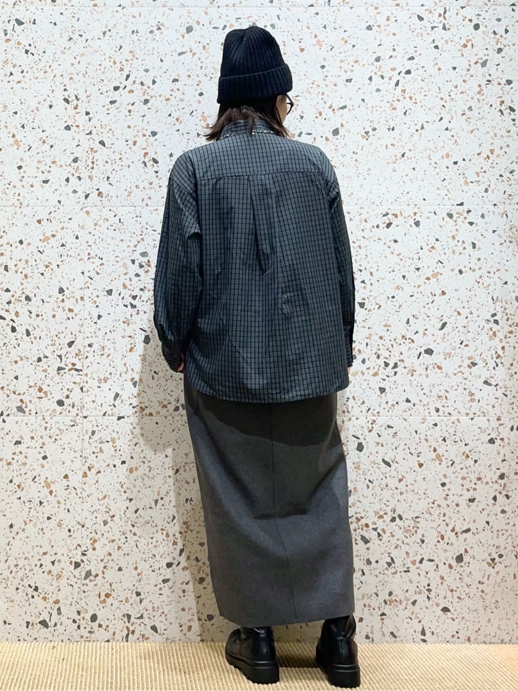シゲリさんの「OPAQUE.CLIP｜チェック柄レギュラーシャツ【洗濯機OK】」を使ったコーディネート