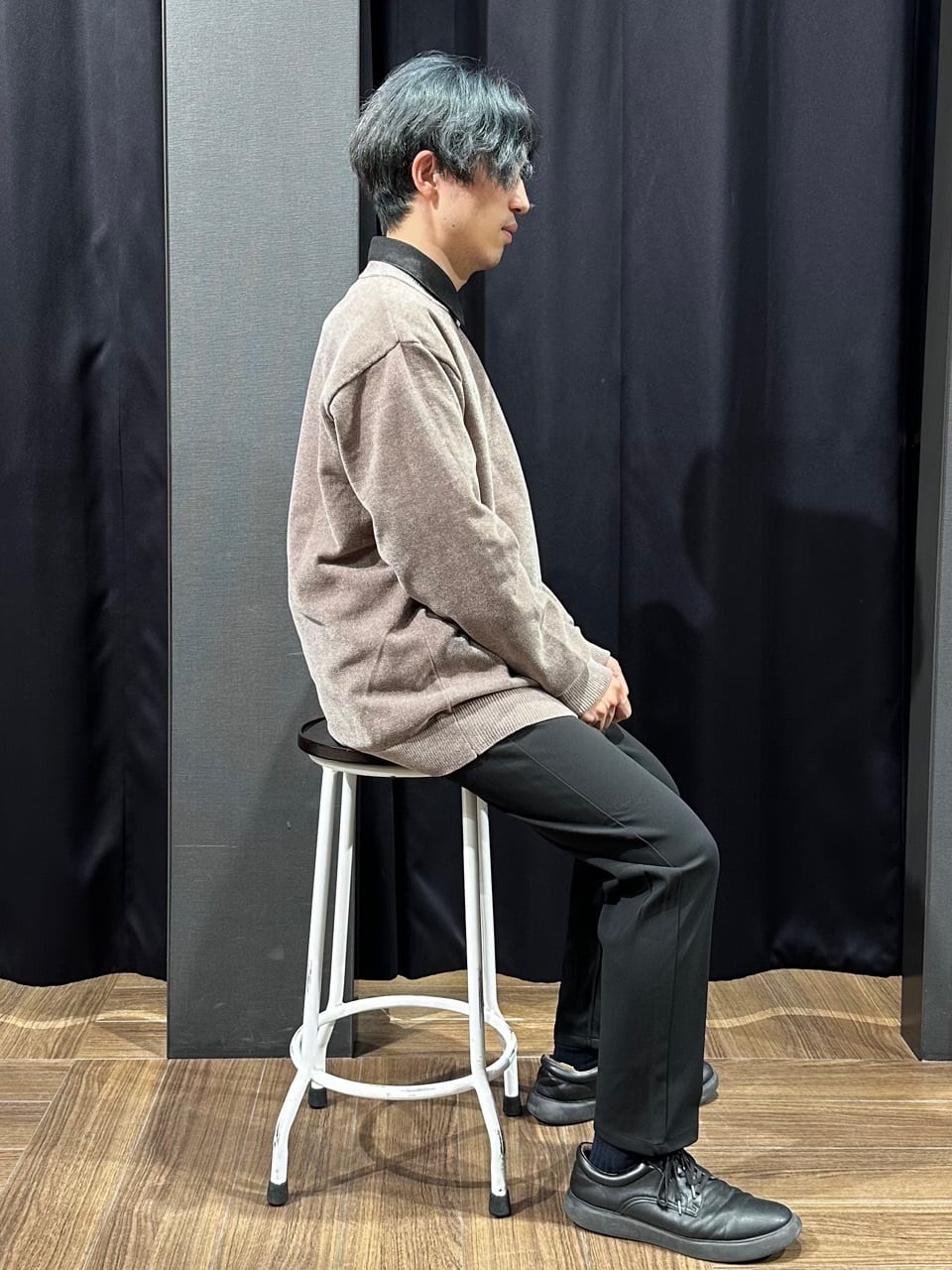 tomoyaさんの「THE SHOP TK｜【触れるたびに心地良い】ライトモールニット　洗濯機OK/ユニセックスでおすすめ！」を使ったコーディネート