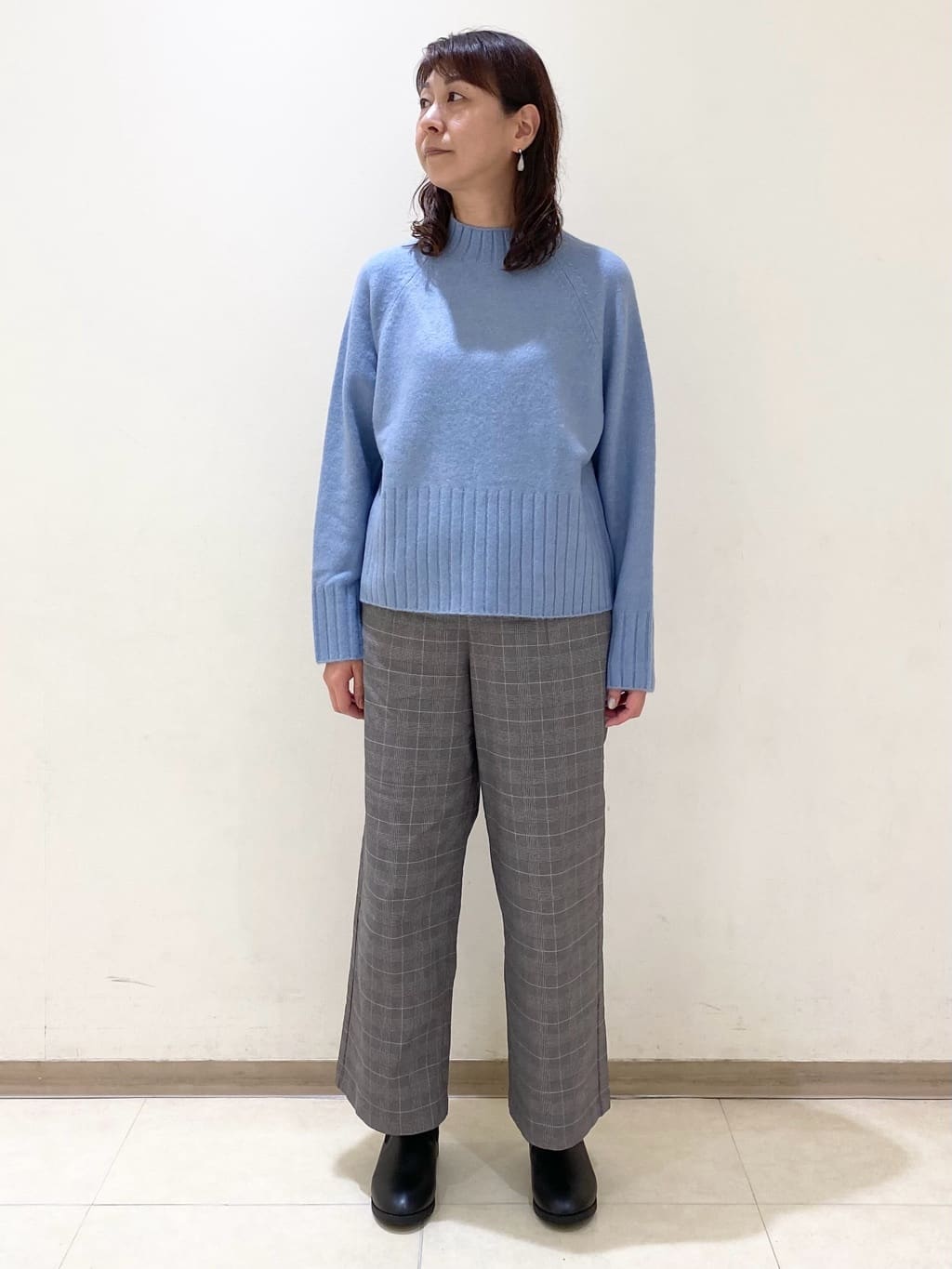 COCOさんの「grove｜キルティングPコートジャケット」を使ったコーディネート