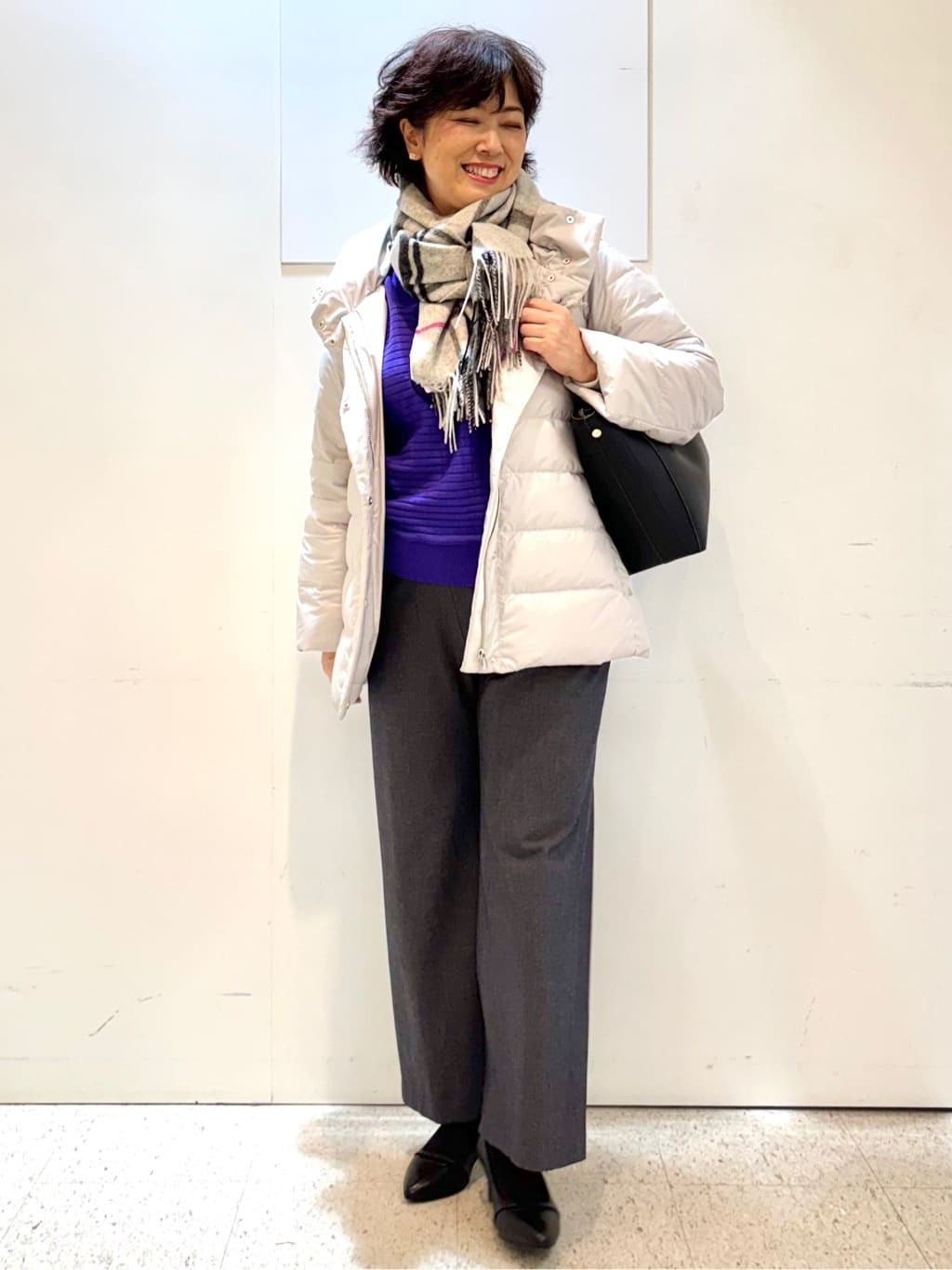 ヤスコさんの「Reflect｜【SS-4Lサイズ】フーデッドミドルダウンコート」を使ったコーディネート