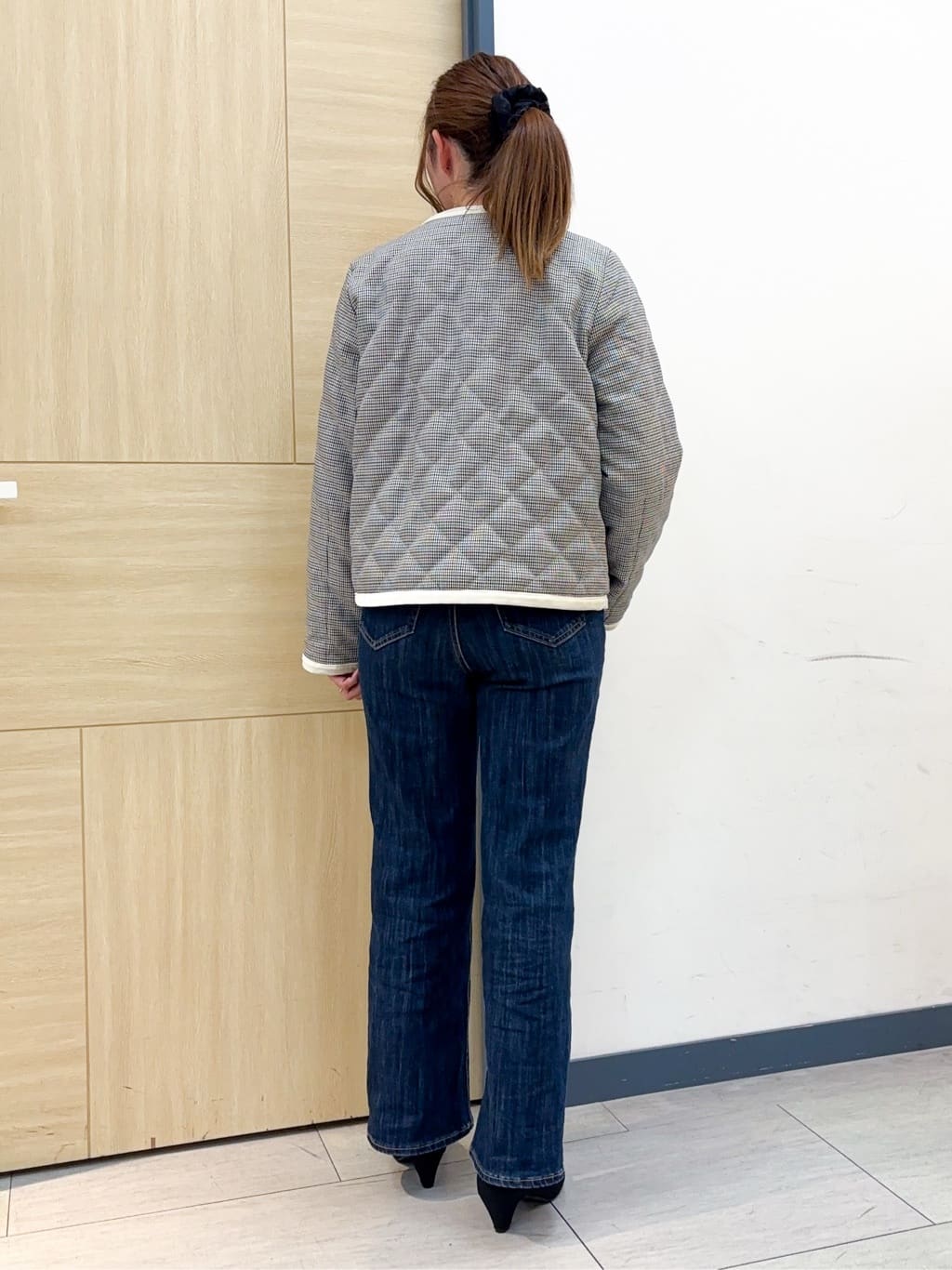 nanaさんの「grove｜【毛玉軽減／洗える】ミニケーブルニット」を使ったコーディネート