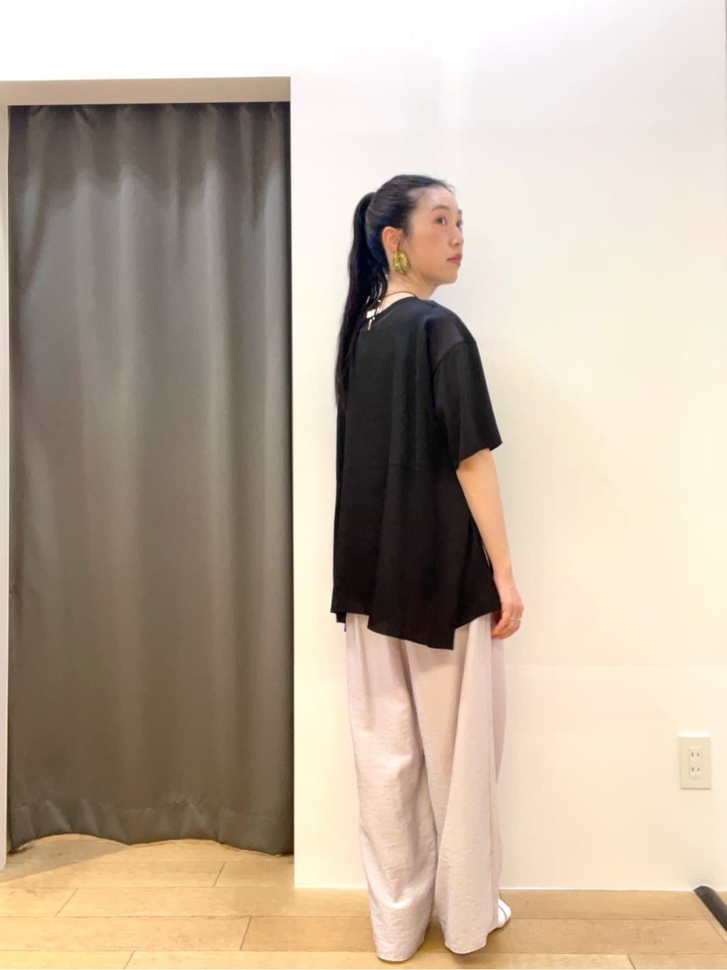 yukoさんの「INDIVI｜【バックシャン】デザインTブラウス」を使ったコーディネート