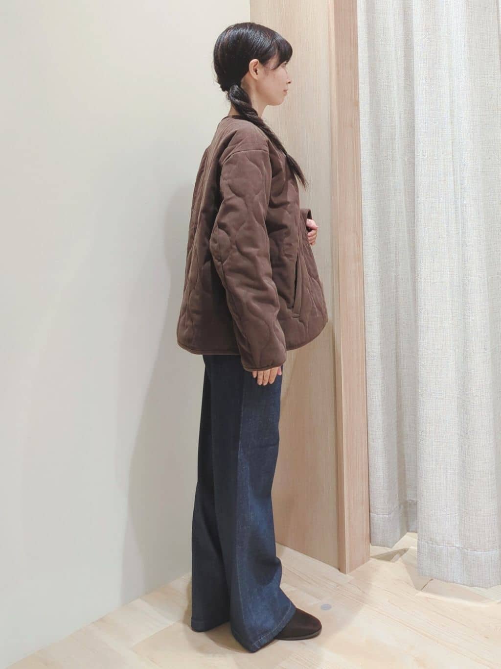 Yuiさんの「grove｜【2WAY・リバーシブル】大人が着たい上品コーデュロイジャケット」を使ったコーディネート