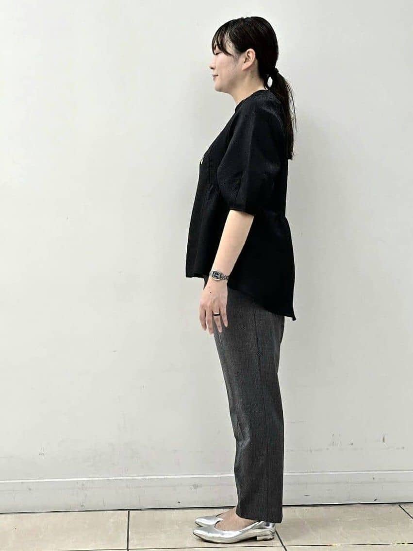 fkeさんの「Reflect｜【私のパンツ／手洗い可】ベーシックテーパードパンツ」を使ったコーディネート