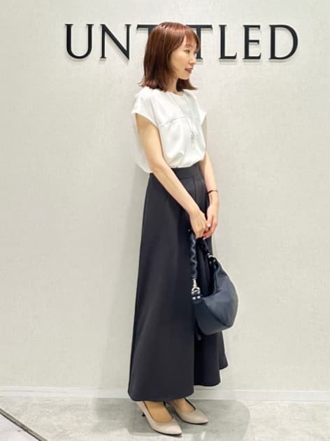 Miwaさんの「UNTITLED｜リーベルラメベア天竺プルオーバファブリック」を使ったコーディネート
