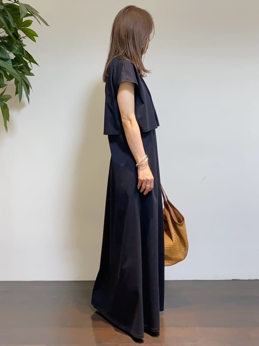 tomoさんの「UNTITLED｜【追加】ライトダブルリングネックレス」を使ったコーディネート