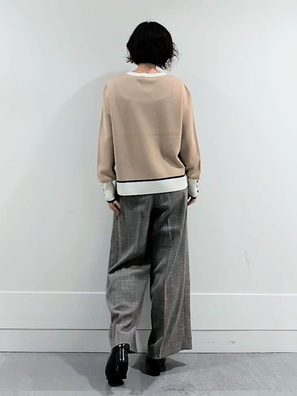 ミズタさんの「UNTITLED｜【アンサンブル可/洗える】ウールミラノリブニット」を使ったコーディネート