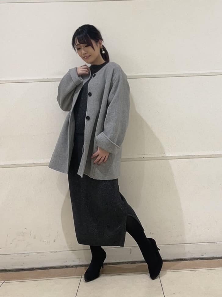 watanabeさんの「UNTITLED｜【ミディ丈/軽やか】セミラグランリバー コート」を使ったコーディネート