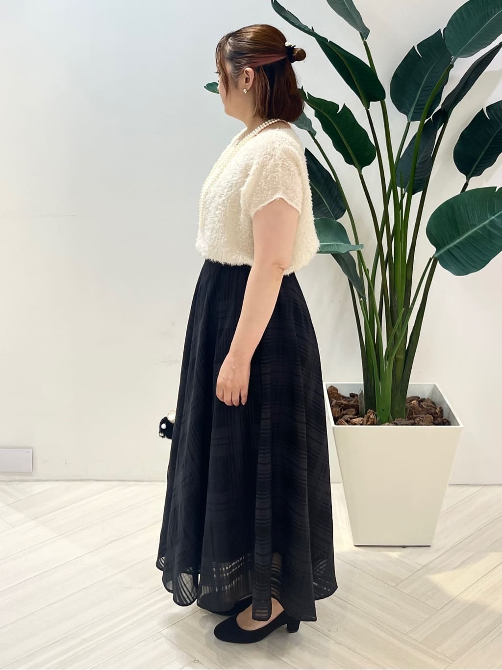 Tomoさんの「UNTITLED｜【洗える/日本製】ベアトップ風キャミソール」を使ったコーディネート